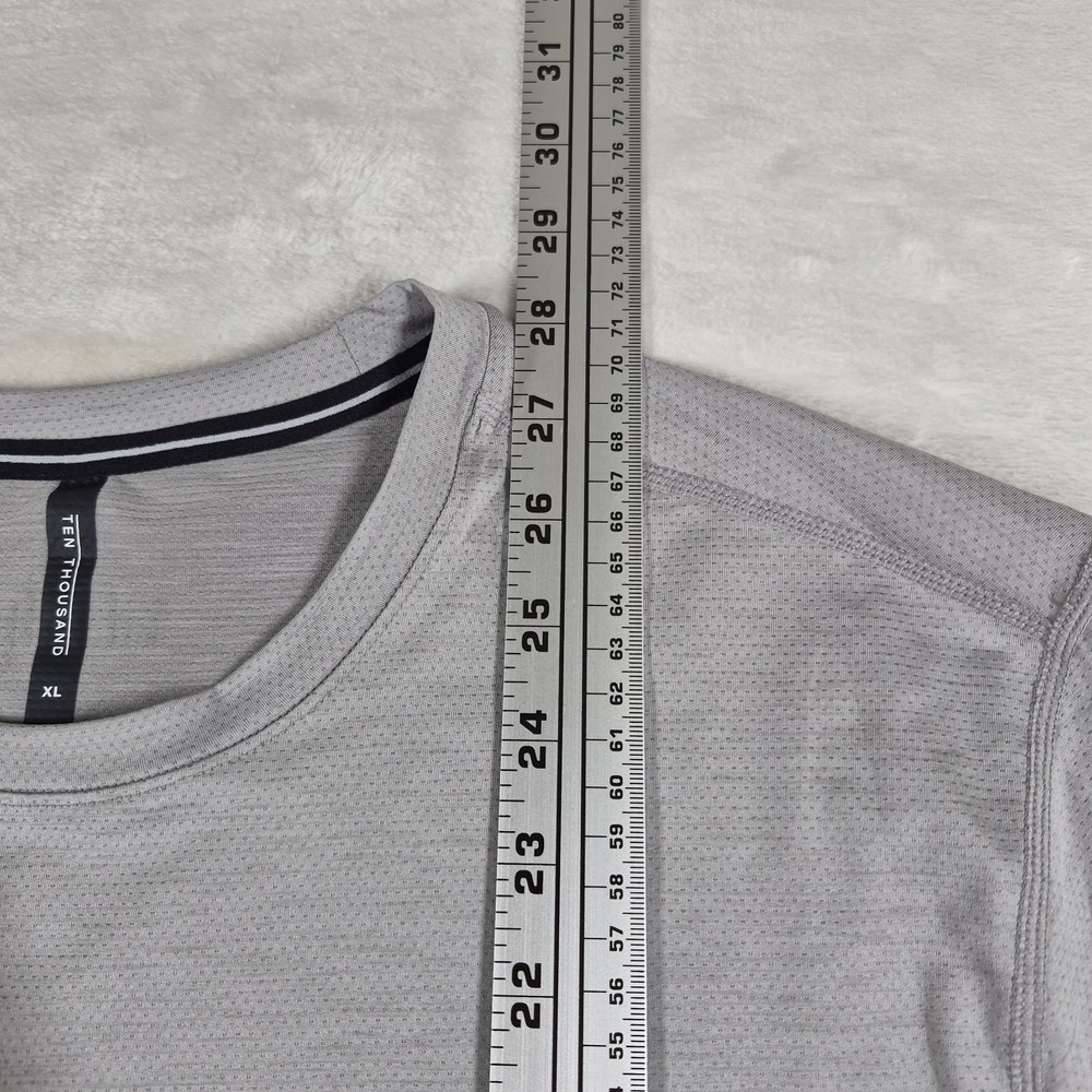 Ten Thousand The Interval Shirt Men's XL Gray Gym Training Performance Workout - Picture 3 of 7